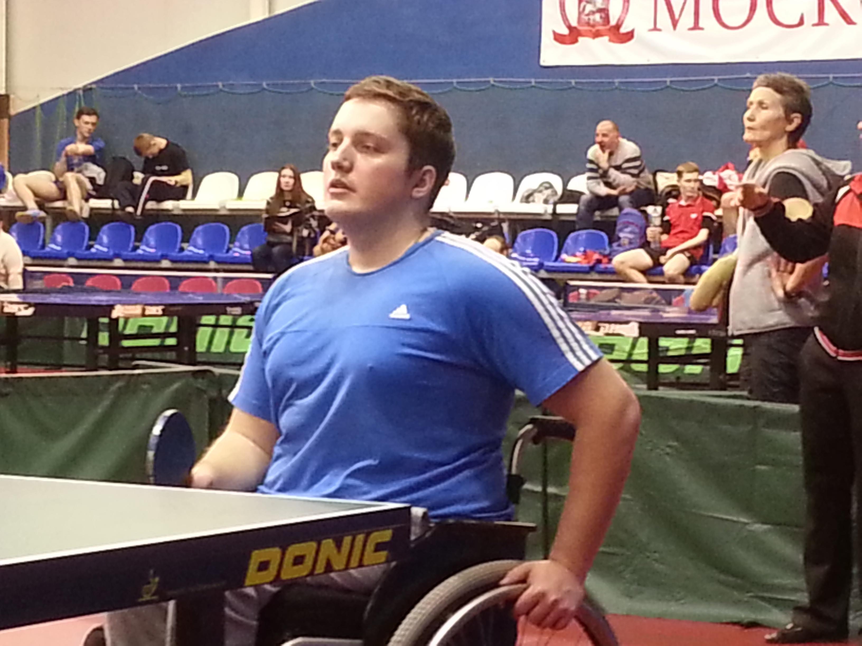 Магистрант МГППУ с инвалидностью Владислав Беленко занял III место в турнире по настольному теннису среди здоровых спортсменов