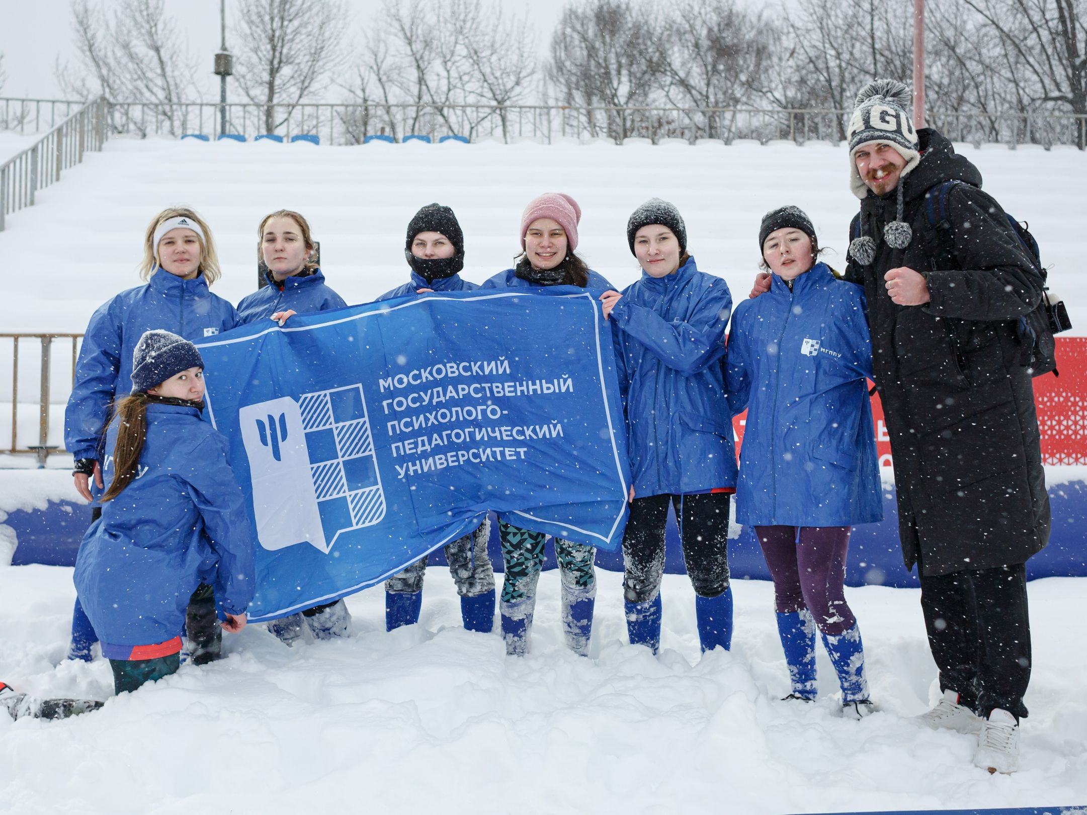 чемпионате Москвы по регби на снегу